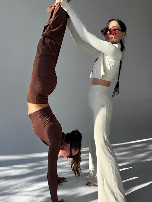 PRFCT Glow Capsule – 3-Piece Soft Luxury Activewear Set for Gym, Pilates & Lifestyle